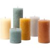 Set de 6 velas para decoración