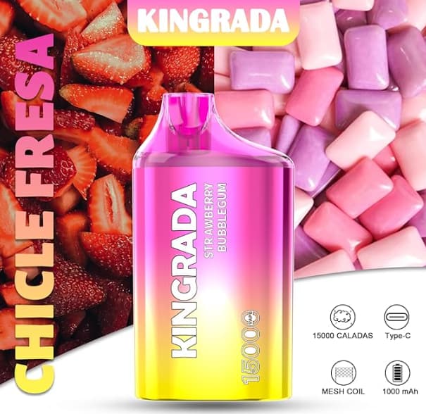 Vaper Sin Nicotina 15000 Caladas Pod Desechable Recargable Tipo C,