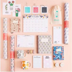 kit de agenda con accesorios incluidos.